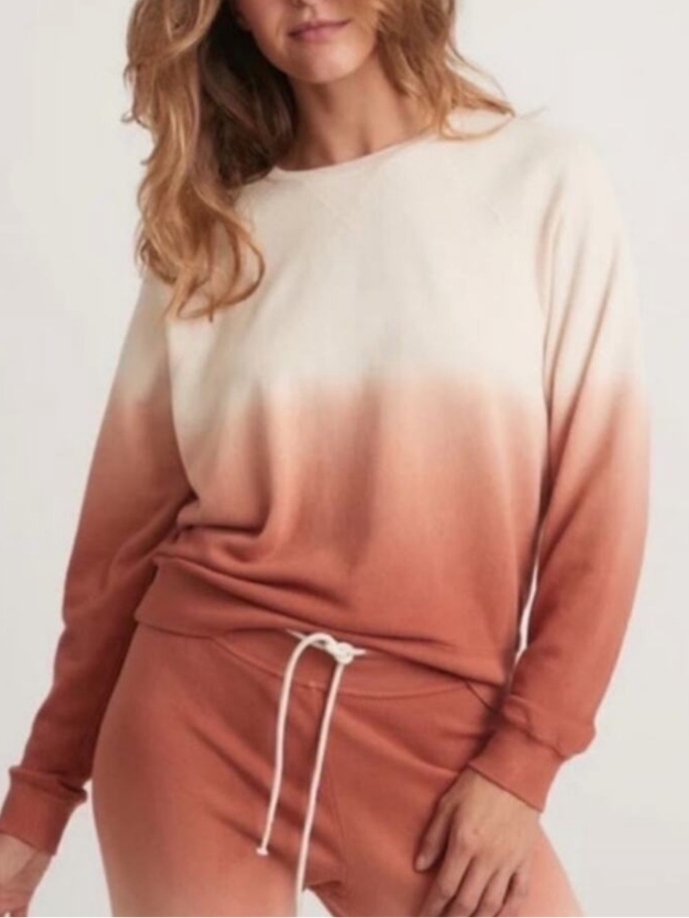 Marine Layer Terry Ombre Crewneck Sweatshirt Women’s XS